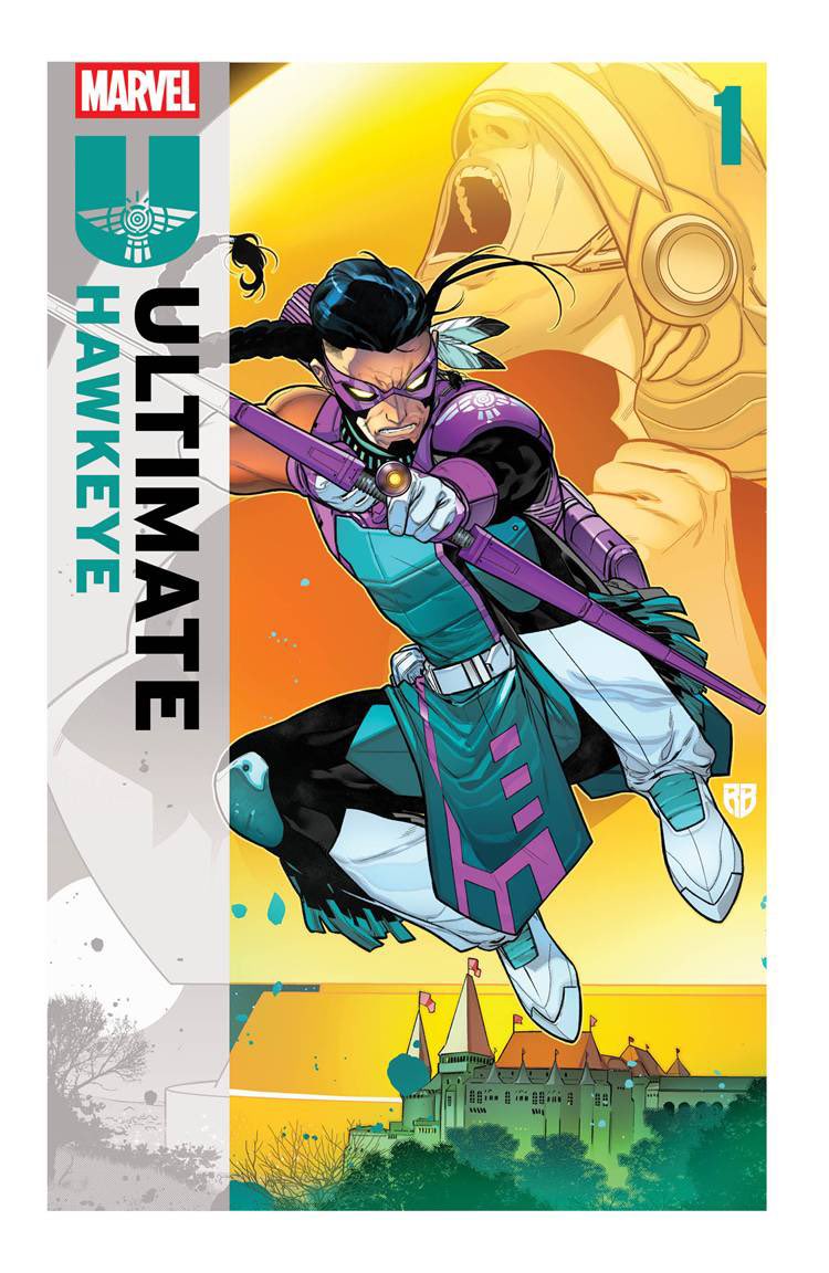 Native American writer Stephen Graham Jones is the lead writer for Ultimate Hawkeye #1! Deniz Camp is also writing a sequence in this one-shot!