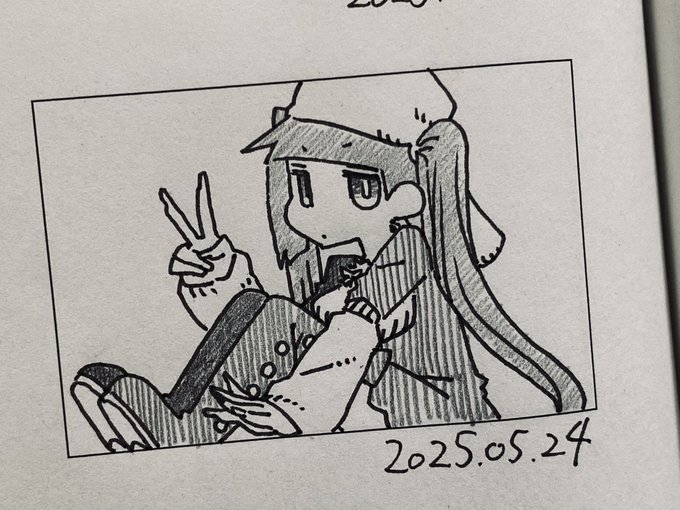 絵チャやってて気付いた。
毎日こういう絵を描いてるおかげか
スラスラ描けたなぁって 