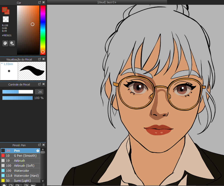 Saudade do cabelo azul, mas cabelo preto ta mt lindo tbm