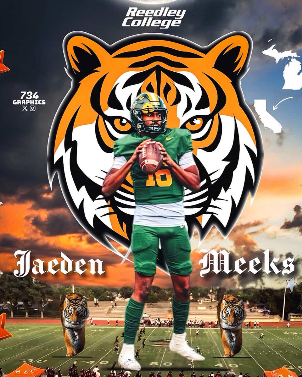 Jaeden Meeks (@jaeem_3) on Twitter photo after a long talk with family and close friends, I will be deciding to take the JUCO Route and play for <a href="/reedleycollege/">Reedley College</a> in Cali Thanks to all the coaches that have recruited me at the moment ❤️ #AG2G 💕
<a href="/coach_djrico/">David Rico</a>
<a href="/Coach_Hart15/">Coach Hart</a> after a long talk with family and close friends, I will be deciding to take the JUCO Route and play for <a href="/reedleycollege/">Reedley College</a> in Cali Thanks to all the coaches that have recruited me at the moment ❤️ #AG2G 💕
<a href="/coach_djrico/">David Rico</a>
<a href="/Coach_Hart15/">Coach Hart</a>