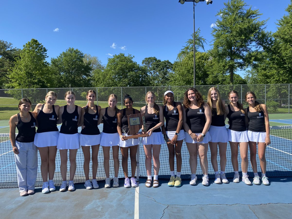 SaintJoeSports's tweet photo. .@sjgirlstennis wins Sectionals 5-0 over Riley!

Match 1 - Saint Joseph 5 Glenn 0

1S  Anni Amalnathan d Kelsey Yelaska 6-0, 6-1
2S  Libby Yergler d Addison Reese 6-0, 6-0
3S  Coco Burfien d Reese Blair 6-0, 6-0

1D  Maya Ewing & Ella Michaels d McKinley Platz & Vivian Stephens 7-6 (3), 6-2
2D  Anna Walsh & Molly Borger d Samantha Walker & Madysen Whitmer 6-0, 6-0

Match 2 - Riley 5  Washington 0

1S  Savannah Myers d MaKayla Georgia  6-2, 6-3
2S  Ella Farrough d Kendra Edwards 6-2, 6-3
3S  Amelia Marek d Larrissa Cole 6-0, 6-2

1 Leah Gordon & Ainsley Gray d Camryn Weber & Makijia White 6-4, 6-4
2D Lia Milovich & Aubrey Rager d Mariah Houston & Temia Morris 6-3, 6-1

Match 3 - Saint Joseph 5 Laville 0

1S  Anni Amalnathan d Cloie Davis  6-0, 6-0
2S  Libby Yergler d  Lilly Higley 6-0, 6-0
3S  Coco Burfien d Louise Isenberg 6-0, 6-0

1D  Maya Ewing & Ella Michaels d Kenzie Kahle & Sydnee Miller 6-0, 6-0
2D  Anna Walsh & Molly Borger d Katelyn Henry & Meghan Menting 6-1, 6-0

Friday, May 23

Saint Joseph  5  Riley 0

1S  Anni Amalnathan d Savannah Myers  6-0, 6-0
2S  Libby Yergler d Ella Farrough 6-0, 6-0
3S  Coco Burfien d Amelia Marek 6-0, 6-0

1D  Maya Ewing & Ella Michaels d Leah Gordon & Ainsley Gray 6-0, 6-1
2D  Anna Walsh & Molly Borger d Lia Milovich & Aubrey Rager 6-0, 6-0