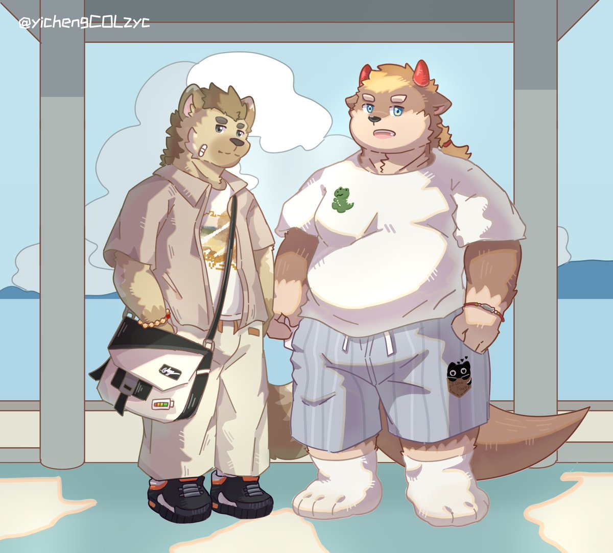 和对象挑战100元给彼此买衣服