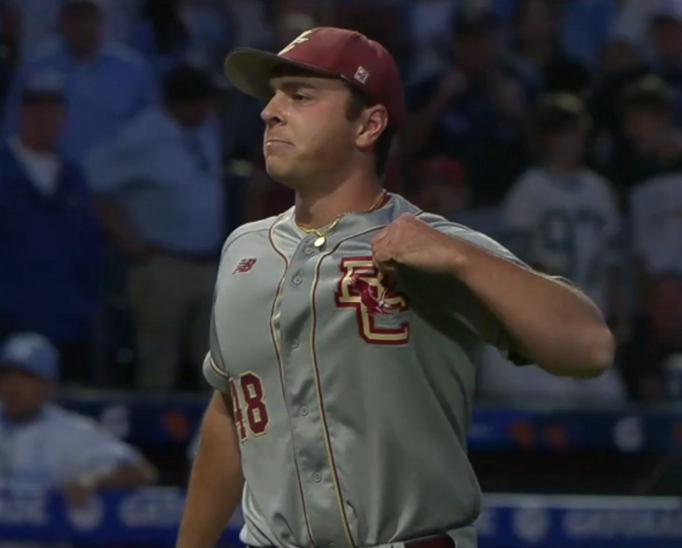 This is what college baseball is ALL ABOUT. This is the sport we love. 

AJ Colarusso giving everything he has for BC tonight. 106 pitches on 2 days rest trying to get Eagles a regional berth.