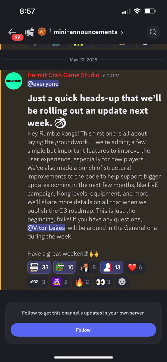 RUMBLE KONG LEAGUE is alive and well.