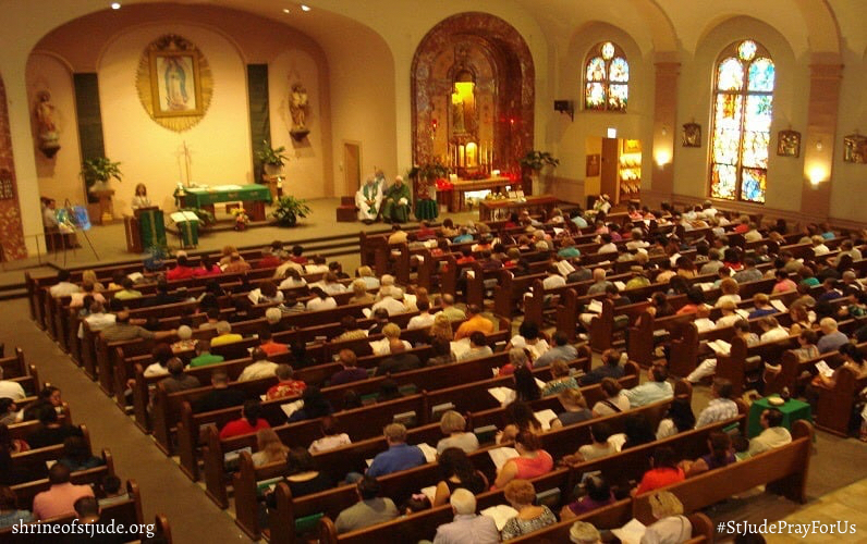 ShrineofStJude's tweet image. The National Shrine of St. Jude is located in Our Lady of Guadalupe Church in Chicago. Read about the church’s history as the first Mexican parish in the city: bit.ly/OLGhistory