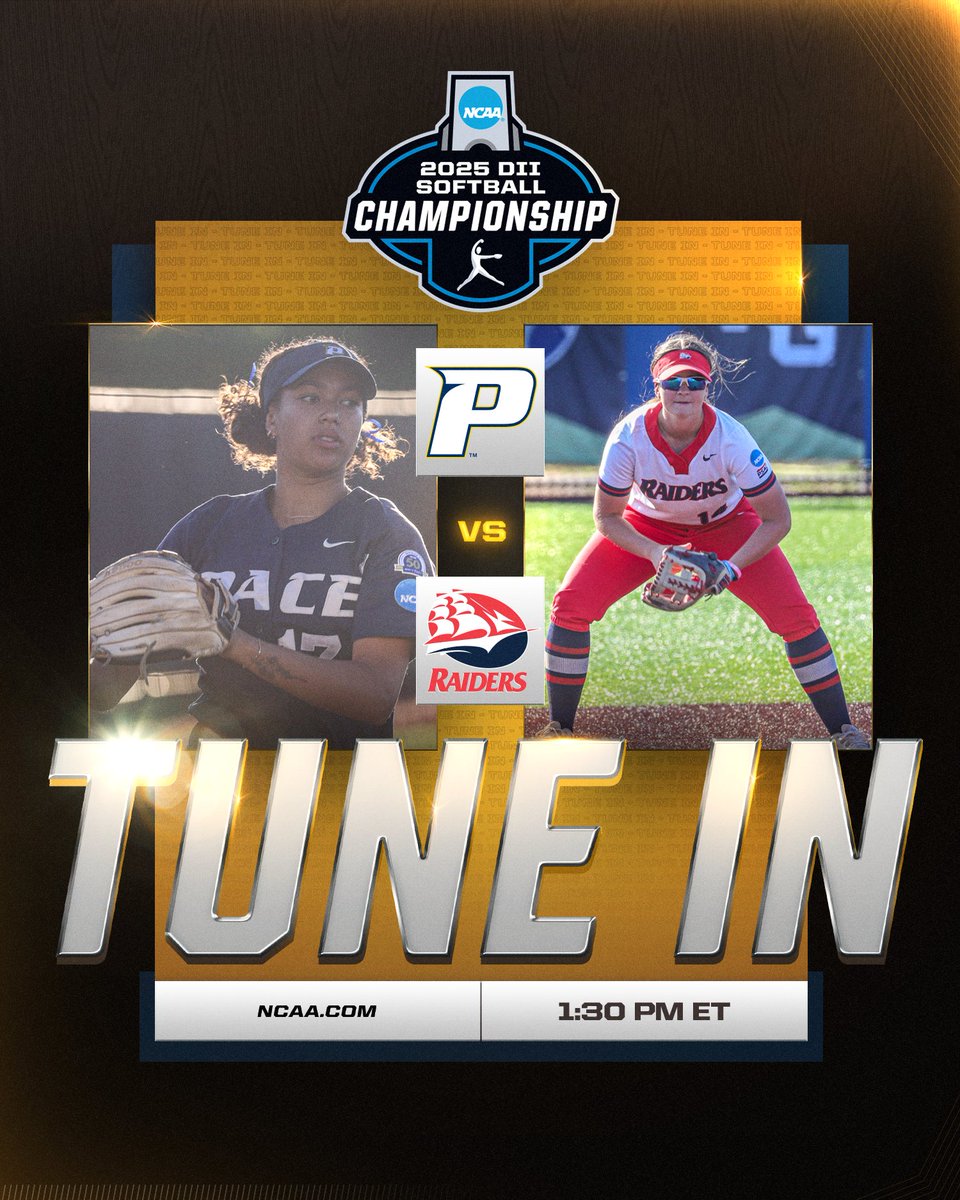 NCAA Division II (@ncaadii) on Twitter photo ๐๐จ๐ญ ๐ญ๐ก๐๐ข๐ซ ๐
๐ข๐ซ๐ฌ๐ญ ๐๐๐๐ญ๐ข๐ง๐ ๐จ๐ ๐ญ๐ก๐ ๐๐๐๐ซ๐ค
The second elimination Game of day 3 sees
No. 6 <a href="/PaceUAthletics/">Pace Athletics</a> ๐ No. 7 <a href="/ShipURaiders/">Shippensburg University Raiders</a>
๐: 1:30 PM ET
๐ฅ: on.ncaa.com/25D2SBsp
๐/๐บ: on.ncaa.com/0524D2SBv8
#D2SB | #MakeItYours ๐๐จ๐ญ ๐ญ๐ก๐๐ข๐ซ ๐
๐ข๐ซ๐ฌ๐ญ ๐๐๐๐ญ๐ข๐ง๐ ๐จ๐ ๐ญ๐ก๐ ๐๐๐๐ซ๐ค
The second elimination Game of day 3 sees
No. 6 <a href="/PaceUAthletics/">Pace Athletics</a> ๐ No. 7 <a href="/ShipURaiders/">Shippensburg University Raiders</a>
๐: 1:30 PM ET
๐ฅ: on.ncaa.com/25D2SBsp
๐/๐บ: on.ncaa.com/0524D2SBv8
#D2SB | #MakeItYours