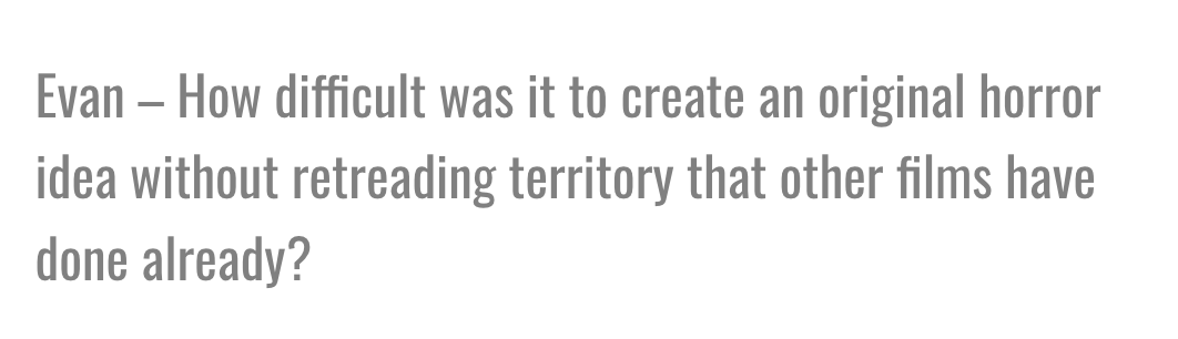 <a href="/RSthePit/">Ritchie</a> <a href="/eBassEnt/">Electronic Bass Ent</a> An amazing, &amp; very true, question. It is difficult. Even with the initial concept going in a different direction- I didn’t want to go cabin in the woods in the middle of summer &amp; bikini-clad women as the main feature, we’ve all seen that a thousand times.
