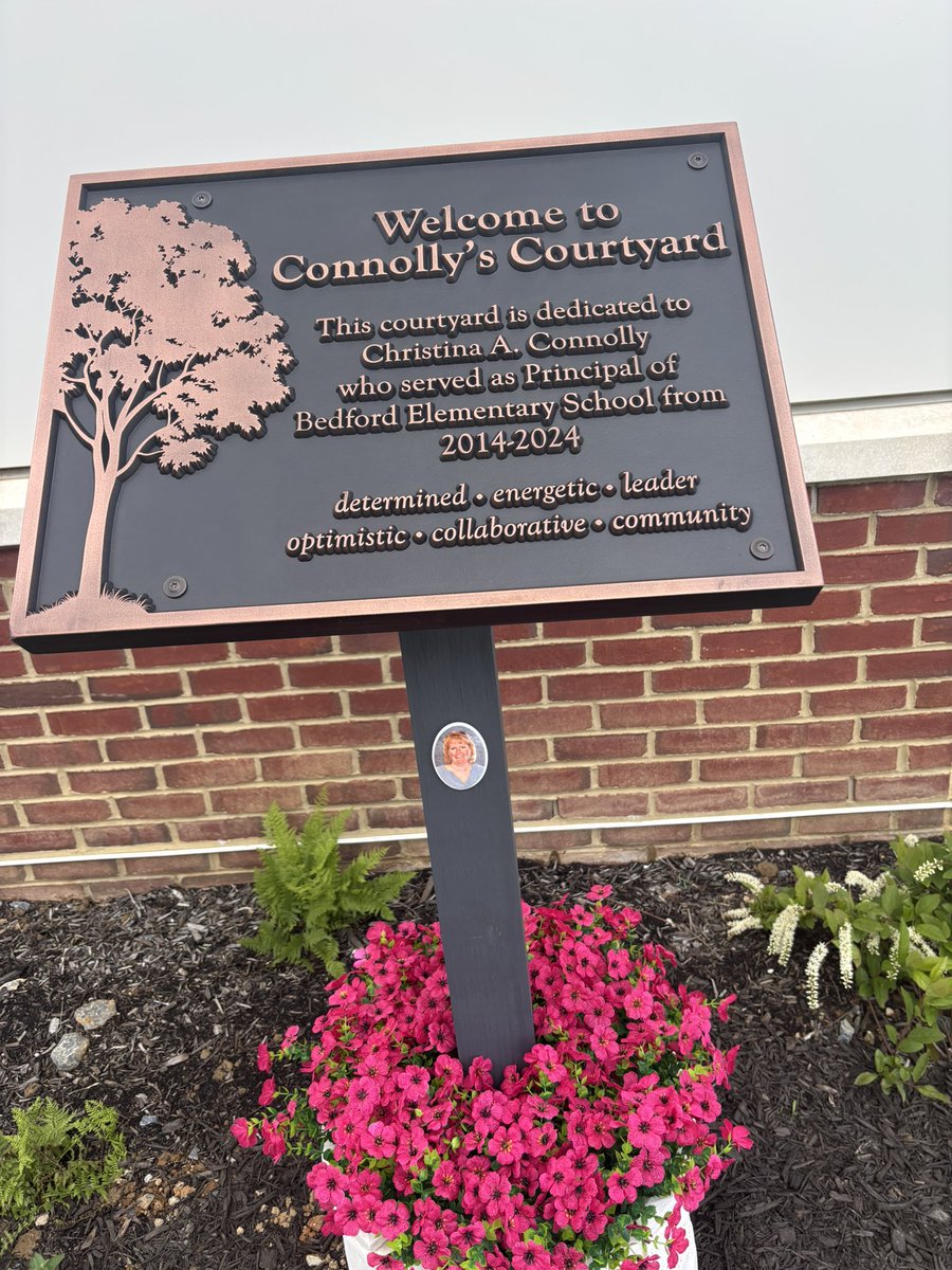Ms. Shuster BES (@shusters2nds) on Twitter photo The courtyard was dedicated to the former principal and now she will always be a part of Bedford! <a href="/BedfordElem/">Bedford Elem</a> <a href="/IMayoteach/">Kimberly Mayo</a> The courtyard was dedicated to the former principal and now she will always be a part of Bedford! <a href="/BedfordElem/">Bedford Elem</a> <a href="/IMayoteach/">Kimberly Mayo</a>