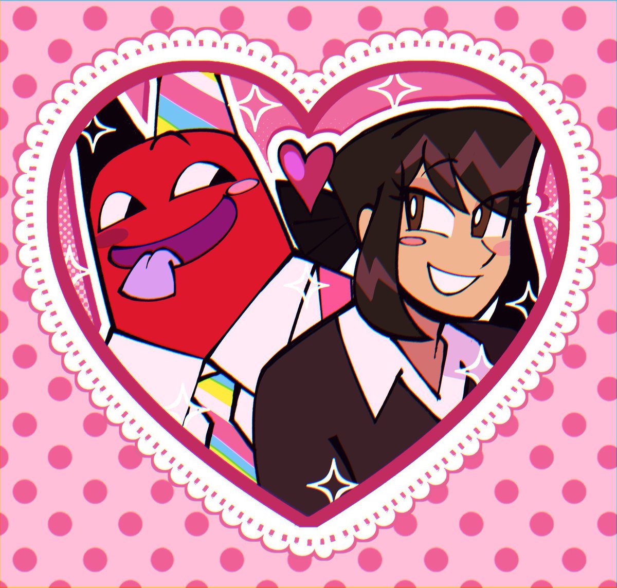 Happy 1 year anniversary of Banban and Dawnette! I cant believe it has been that long 😭💕💐 Bandawn forever and always!! Cheers 🎉🎉🎉

art by <a href="/milkkirie/">🩷🇻🇪🪳VGEN OPEN!🪳🇻🇪🩷</a>