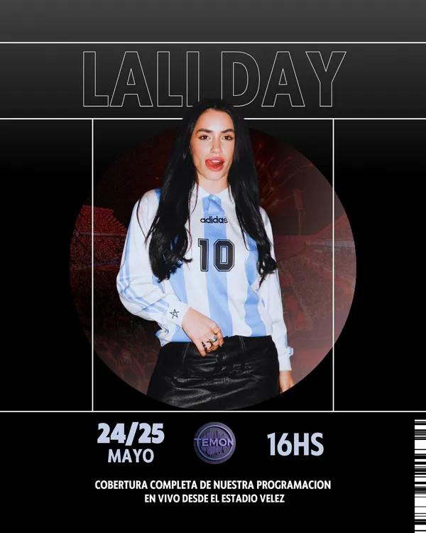 Mañana llega el gran Lali Day, cobertura total desde las 16hs en TEMON.

suscribanse y den RT para difundir 🙏🏼 youtube.com/@temon-tv?si=y…
