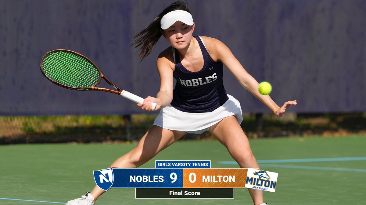 Girls Varsity Tennis Final ⬇️ #NoblesAthletics