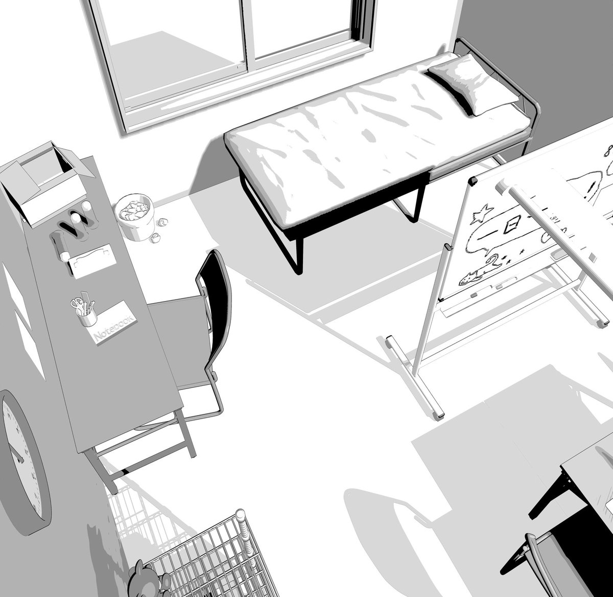 パイズリ部の部室を作ってました〜