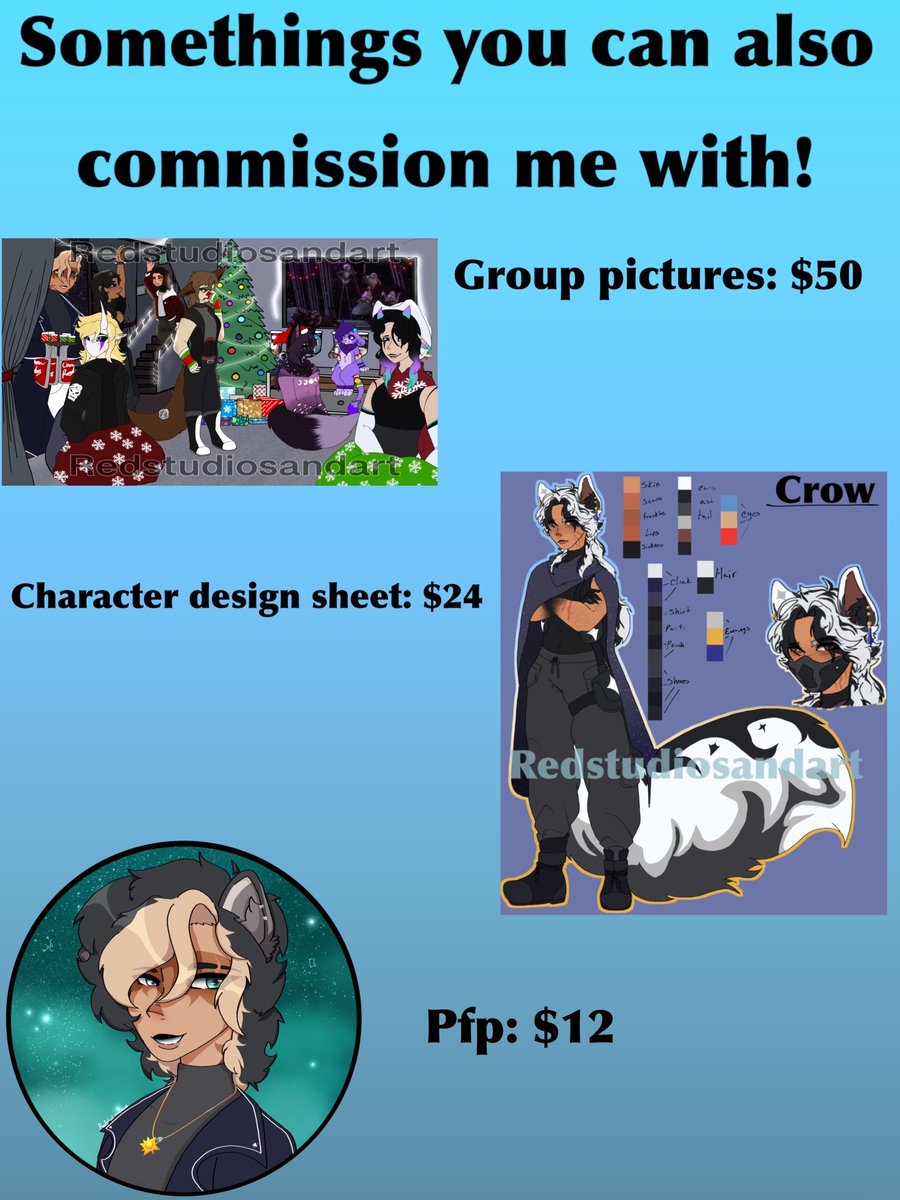 Phantom_205's tweet photo. Opening up commissions! Please look through and don't be afraid to message me! Please look through the thread on where to contact me and my terms of service 
#ArtCommission #openingcomission #digitalart https://t.co/6xIz72dFpT