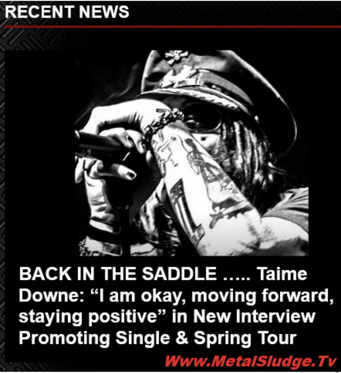 StevieTuff's tweet photo. BACK IN THE SADDLE …..  
Taime Downe: “I am okay, moving forward, staying positive” in New Interview Promoting Single &amp; Tour 
#taimedowne #fasterpussycat #motorbike #troypatrickfarrell #dirtyradioclassics #vampd #vain #houseofpain #metalsludge 
https://t.co/iolxJO6HiN https://t.co/JKJ1zxwcKP