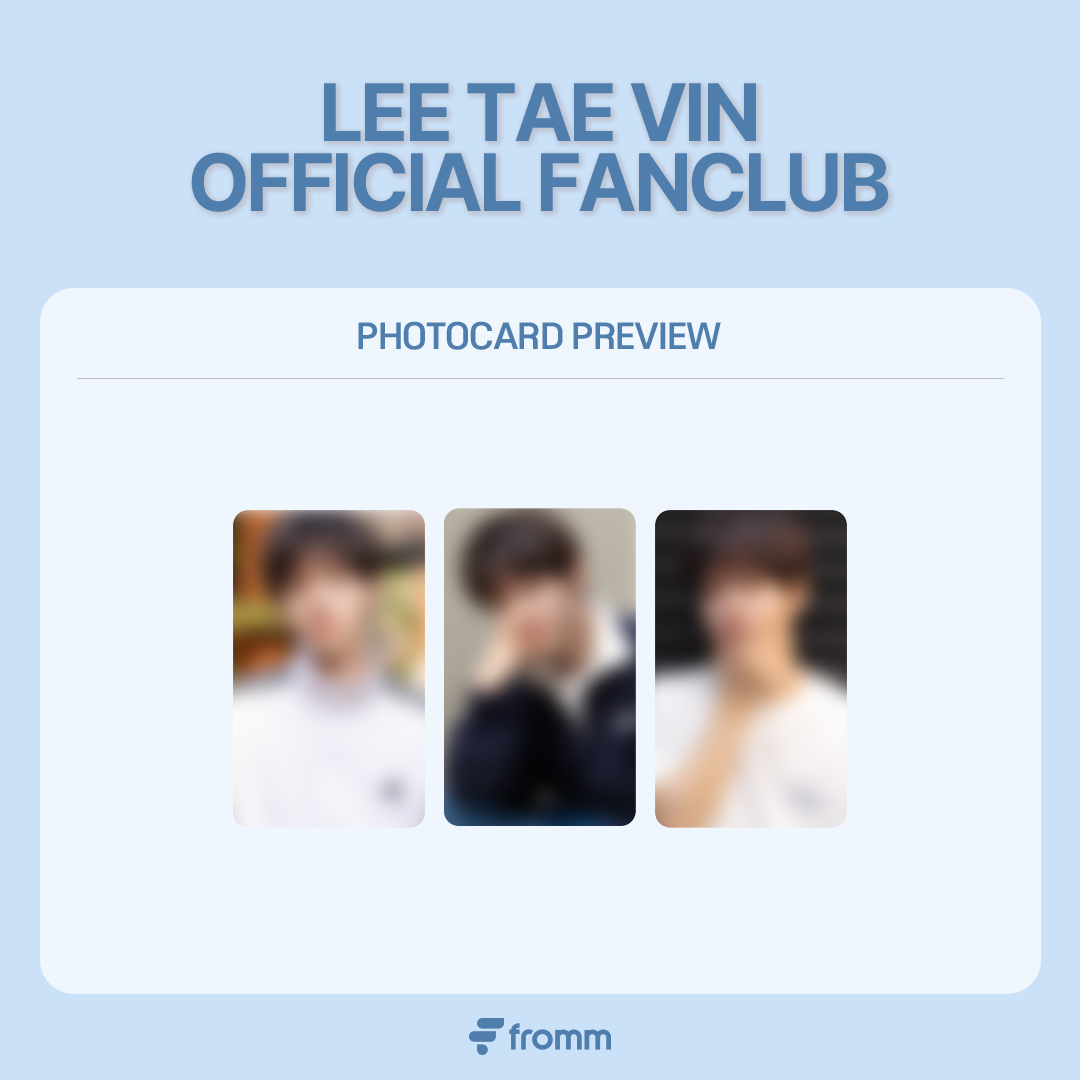 #이태빈 #LEETAEVIN OFFICIAL FANCLUB FANSIGN EVENT PHOTOCARD PREVIEW📸

⏰MEMBERSHIP MINI KIT 판매 마감 D-1⏰

📆~ 5.25 23:59 (KST)