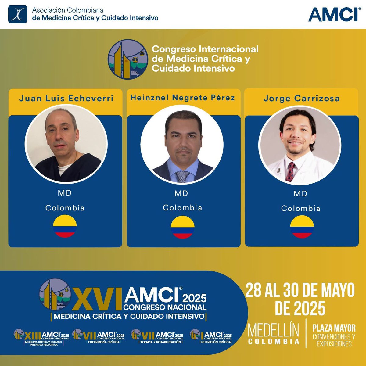 AMCI (@amci_colombia) on Twitter photo ¿No te has inscrito al #CongresoAMCI ? Quedan pocos días. Nos veremos en <a href="/plazamayormed/">Plaza Mayor Medellín</a>
¡Experiencias de Alto impacto!
Consulta el programa académico y crea tu ruta:
🔗congresoamci.com/programa-acade…
🗓28 al 30 de mayo 2025
📍 Medellín - Colombia <a href="/GERMANESPARZA_/">GERMAN ESPARZA🔬🦠</a> <a href="/gusospin/">Gustavo Ospina Tasco</a> ¿No te has inscrito al #CongresoAMCI ? Quedan pocos días. Nos veremos en <a href="/plazamayormed/">Plaza Mayor Medellín</a>
¡Experiencias de Alto impacto!
Consulta el programa académico y crea tu ruta:
🔗congresoamci.com/programa-acade…
🗓28 al 30 de mayo 2025
📍 Medellín - Colombia <a href="/GERMANESPARZA_/">GERMAN ESPARZA🔬🦠</a> <a href="/gusospin/">Gustavo Ospina Tasco</a>