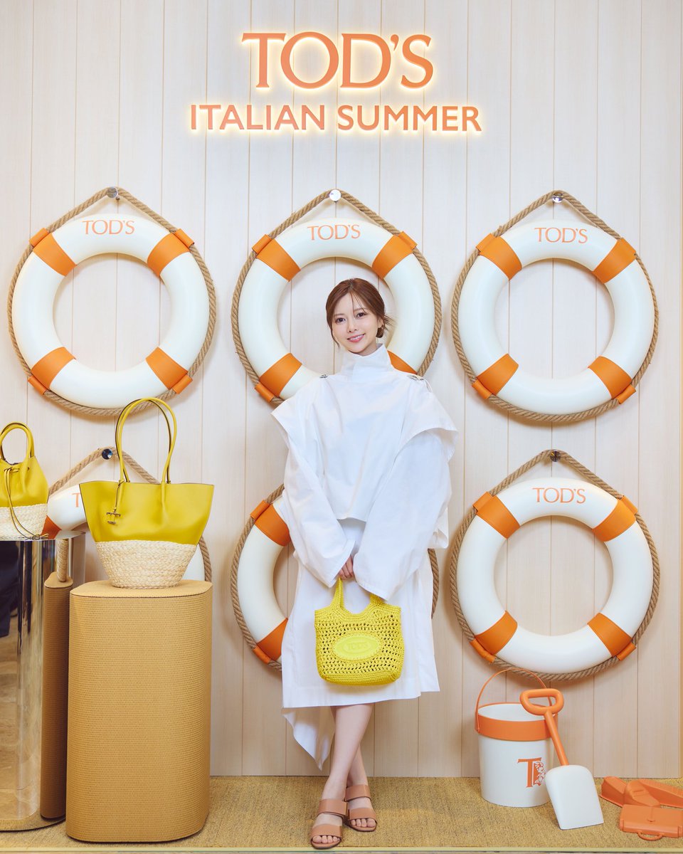 女優の #白石麻衣 さんが、銀座三越 本館1階で開催中のポップアップイベント「トッズ イタリアン サマー」に来場。イタリアのリゾートを感じさせる空間で、ショッピングを楽しみました。

▼詳しくは
rebrand.ly/f16ce4

#TodsSS25 #Tods