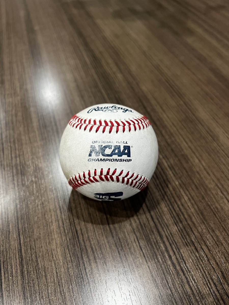 The game-ending ball that gave our baseball program their 30th win of the season. It’s only the fourth time in our baseball history that we’ve reach the 30-win threshold.