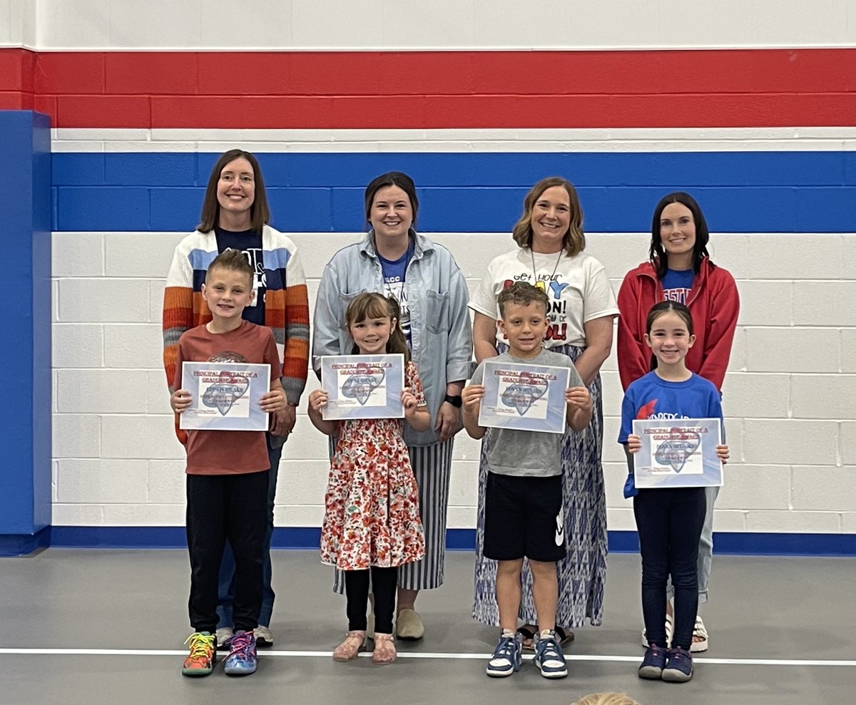 cv_ecc's tweet photo. The kindergarten students had their end of year awards assembly today! I am so proud of our students! https://t.co/fmTp4SbfVX