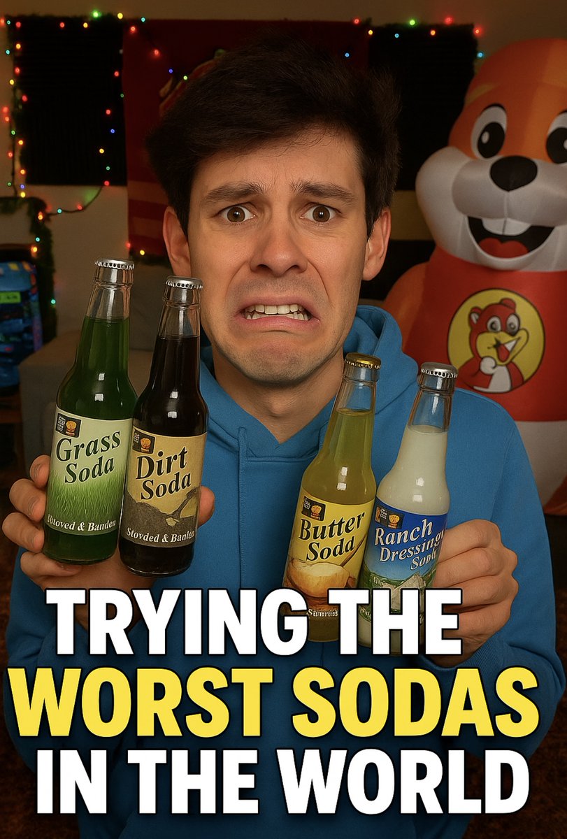 Trying the WORST sodas in the world🥤

8:30PM CT Tonight‼️

Don't miss it kick.com/zeekfusion👀