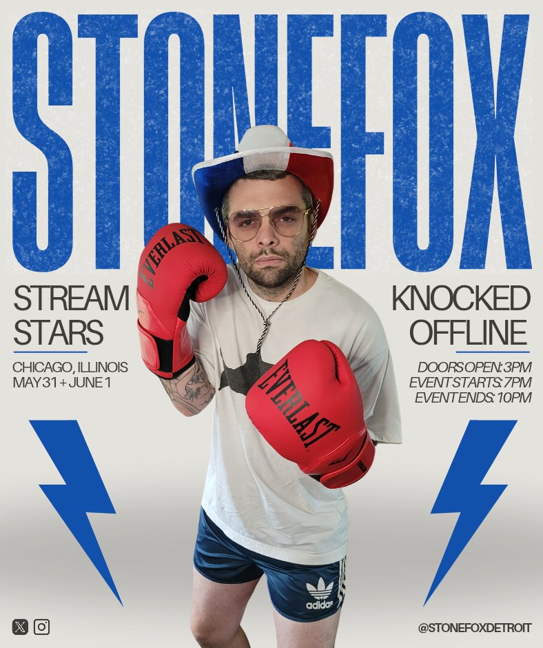 Get your tickets now 🎟️🎟️🎟️ 
Link in repost

This event is NEXT WEEKEND 🥊⭐🥊

#streamstarsKO #fishtanklive #creatorclash #boxingnews #SportsNews #update #FightNight #showtime #hbo #max #Netflix