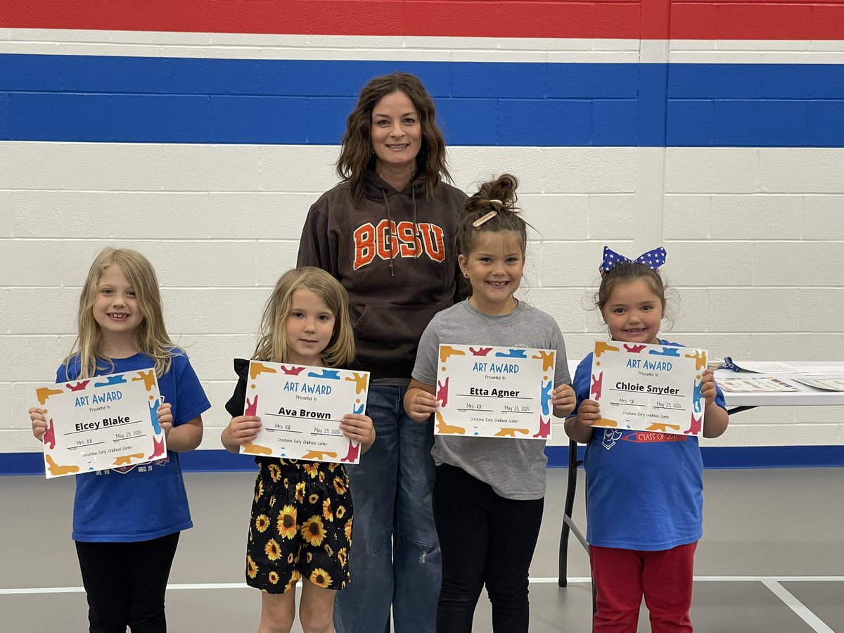 cv_ecc's tweet photo. Our kindergarten students received awards from their encore teachers today! Great job! https://t.co/vGFqaLy9BD