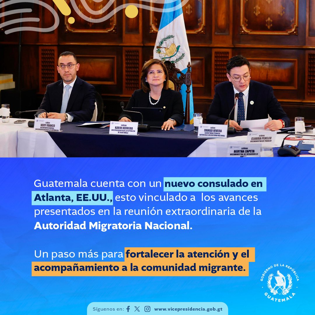 Avanzamos con acciones para proteger la vida, fortalecer la presencia del Estado con guatemaltecos en el extranjero y reconocer el aporte de quienes construyen un país más digno.