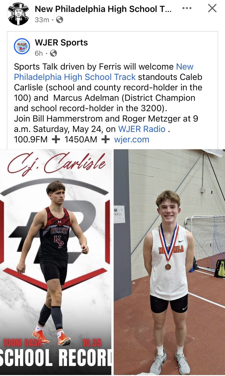 Caleb Carlisle WR-9. 2026 class (@calebcarlisle9) on Twitter photo Going live on the radio tomorrow morning.
<a href="/DJRSwework/">Darren Junior Recruiting Source LLC.</a> <a href="/itdarrengammell/">Darren Gammell</a> <a href="/Plus2NP/">Plus 2 University NP</a> <a href="/mrj_nphs/">Mike Johnson</a> <a href="/mrj_nphs/">Mike Johnson</a> Going live on the radio tomorrow morning.
<a href="/DJRSwework/">Darren Junior Recruiting Source LLC.</a> <a href="/itdarrengammell/">Darren Gammell</a> <a href="/Plus2NP/">Plus 2 University NP</a> <a href="/mrj_nphs/">Mike Johnson</a> <a href="/mrj_nphs/">Mike Johnson</a>