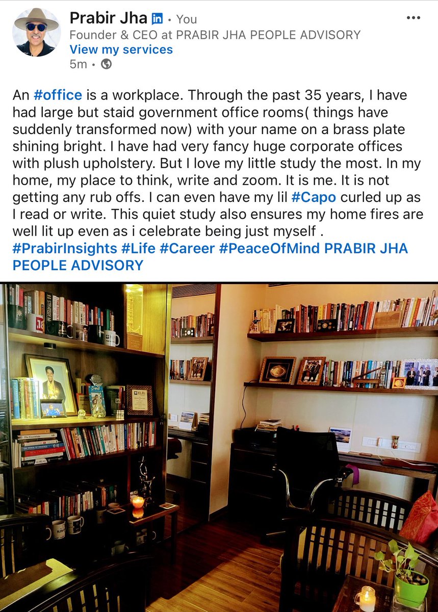 #PrabirInsights #Office #Life #Career #PeaceOfMind