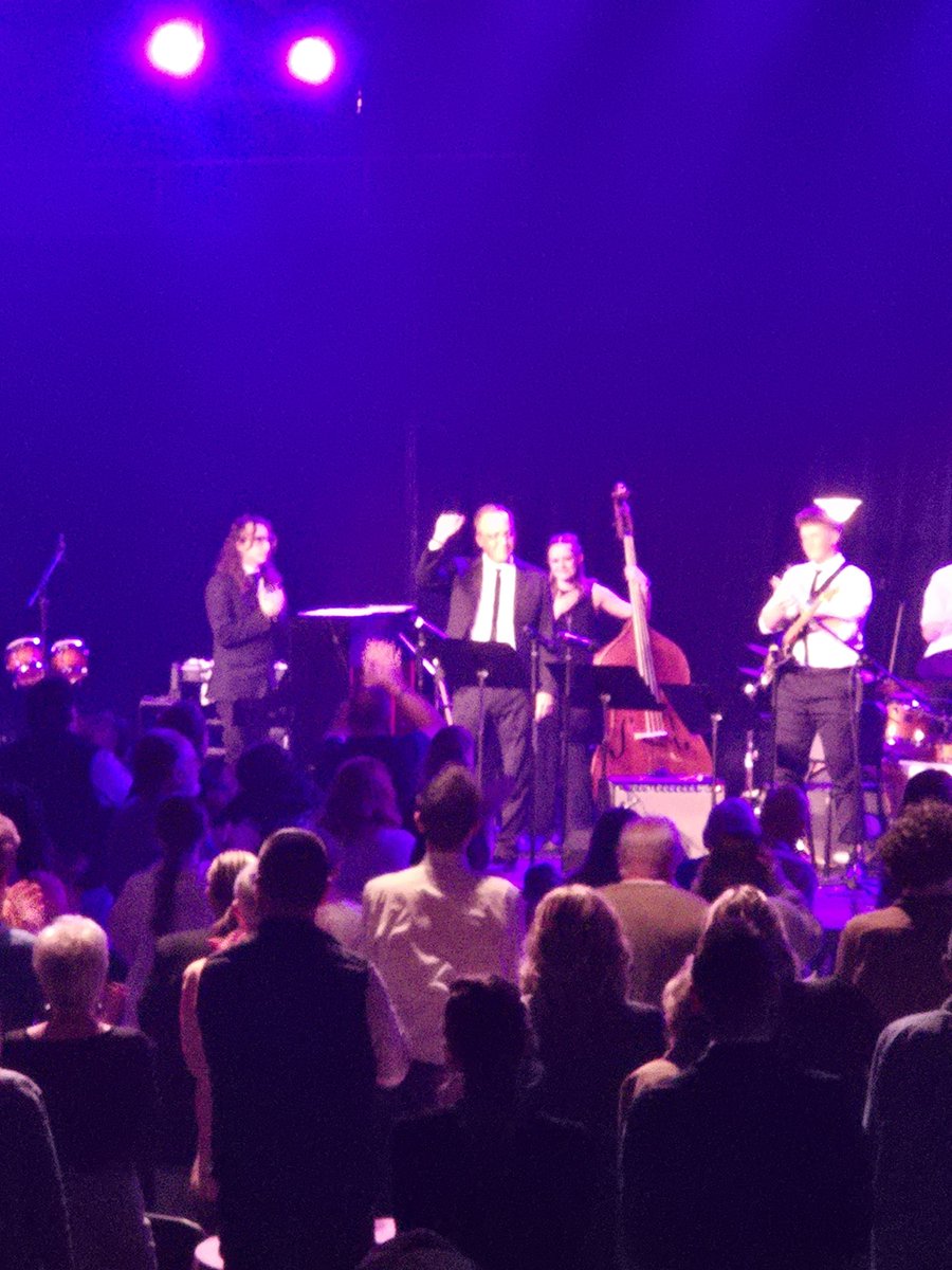 TimYoder24's tweet image. Concord Jazz Cafe...

Jazz 1 taking stage and they recognize Mr Peterson

Fun Night in McCuen Gym!

Thank you to all and thank you

Mr Peterson
#concordpride