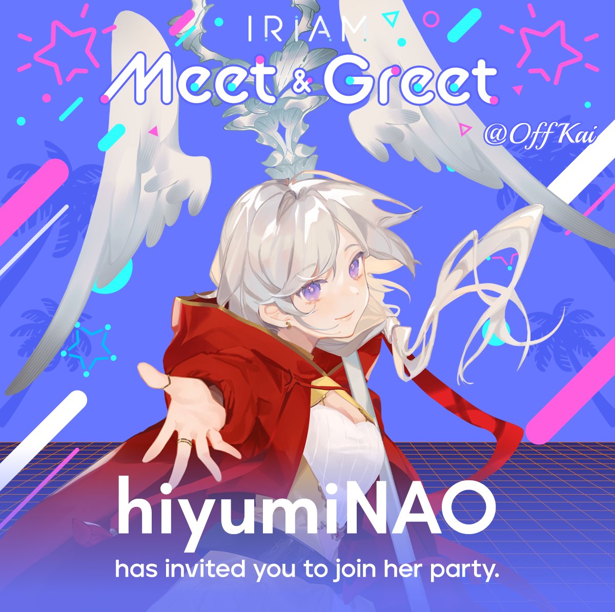 hiyumiNAO 💛✨ (@hiyuminao) on Twitter photo LF> Full Health Party at #OffKaiGen4!!
I'm so excited to announce that I'll be doing my first ever con Meet & Greet with <a href="/IRIAM_US/">IRIAM US|Virtual Streaming App</a>
My time slot will be on Friday 6/20 at 3:30PM.
Hope to see you there! #IRIAMmeets
⠀ LF> Full Health Party at #OffKaiGen4!!
I'm so excited to announce that I'll be doing my first ever con Meet & Greet with <a href="/IRIAM_US/">IRIAM US|Virtual Streaming App</a>
My time slot will be on Friday 6/20 at 3:30PM.
Hope to see you there! #IRIAMmeets
⠀