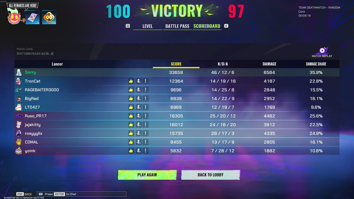 Fragpunk TDM is so funny because imagine losing to a team where everyone but one person went negative 

I WAS FUCKING SWEATING