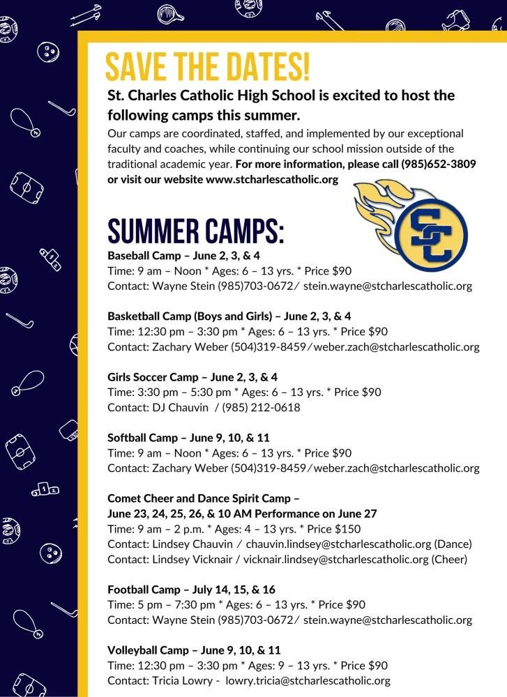 😎Summer Camps at SCC😎