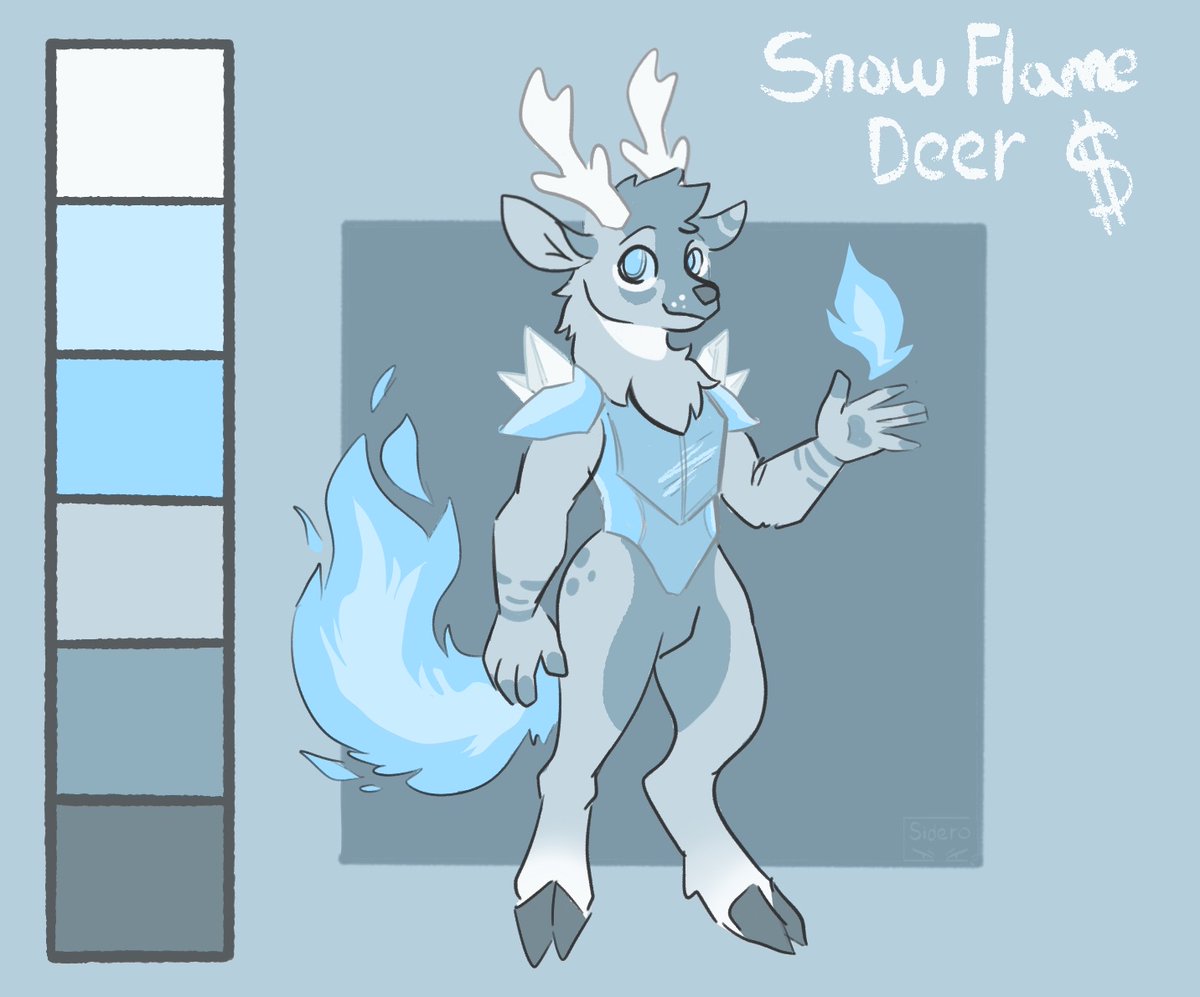 Sideroeyes's tweet photo. Snow Flame Deer adopt! | Details ->

SB: 20$
MBI: 5$
AB: 100$
Tags [ #furry #Adopt #art #deer #art ] https://t.co/CdqpOMuc7z