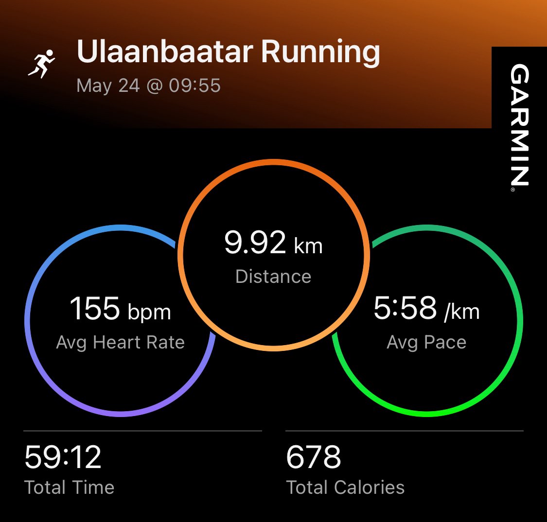 Улаанбаатар марафонд 3 дахь жилдээ 10 км-т гүйв.