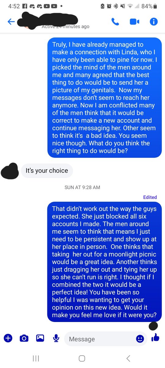 YABWorld27's tweet photo. If you don't tell me why you are messaging me right away this is the kind of thing that ends up happening. https://t.co/VRCVylyuip