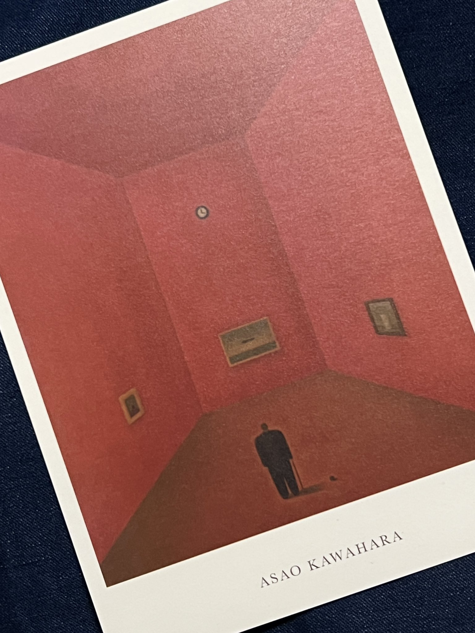 河原朝生 油彩画 題名不詳 額装 河原朝生 油彩画 題名不詳 額装