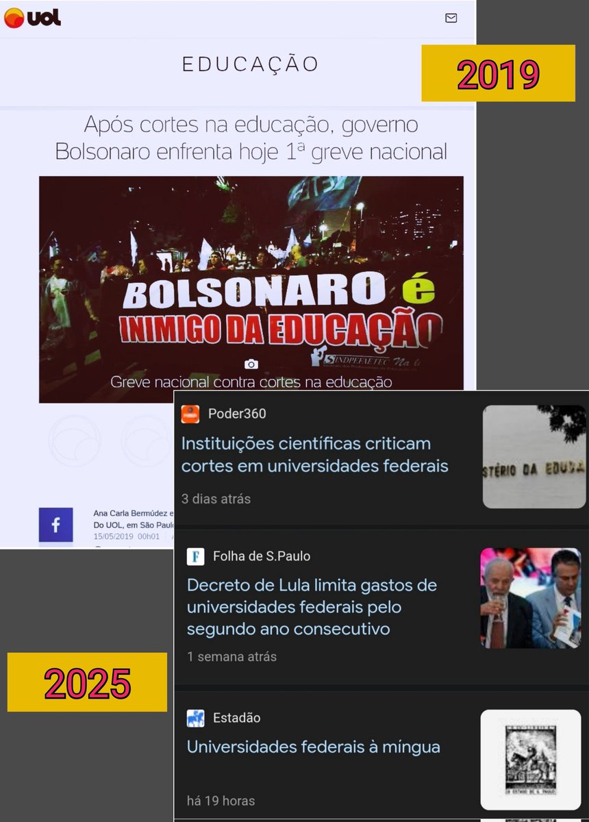 Agradeço aos companheiros pelegos da Educação por não fazerem greve quando eu corto suas verbas com amor, só faziam quando o companheiro Bolsonaro cortava com ódio. #LoolaAgradece