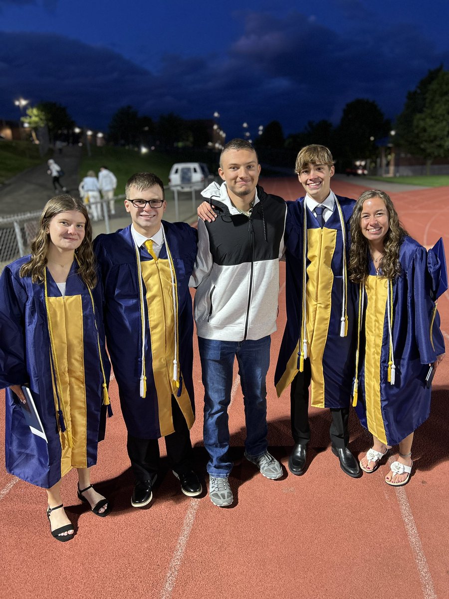 Norwin Track & Field (@norwintrack) on Twitter photo Split graduation at Shippensburg 🚢 and Norwin tonight for the senior track and XC graduates! 🎓
What a group of young men and women ending one chapter and starting another.
<a href="/norwinathletics/">Norwin Athletics</a> <a href="/NorwinXC/">Norwin XC</a> <a href="/NorwinSD/">Norwin School District</a> Split graduation at Shippensburg 🚢 and Norwin tonight for the senior track and XC graduates! 🎓
What a group of young men and women ending one chapter and starting another.
<a href="/norwinathletics/">Norwin Athletics</a> <a href="/NorwinXC/">Norwin XC</a> <a href="/NorwinSD/">Norwin School District</a>