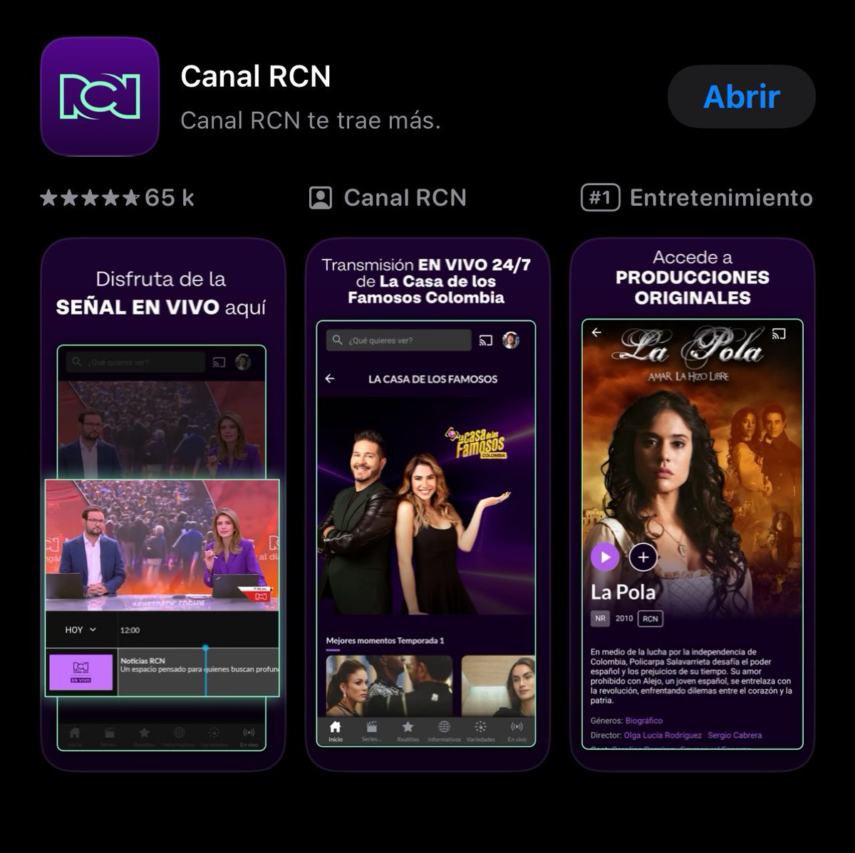 Ya descargué la app RCN para ver a mi poderosa Karina ❤️ #LaCasaDeLosFamososCol2
