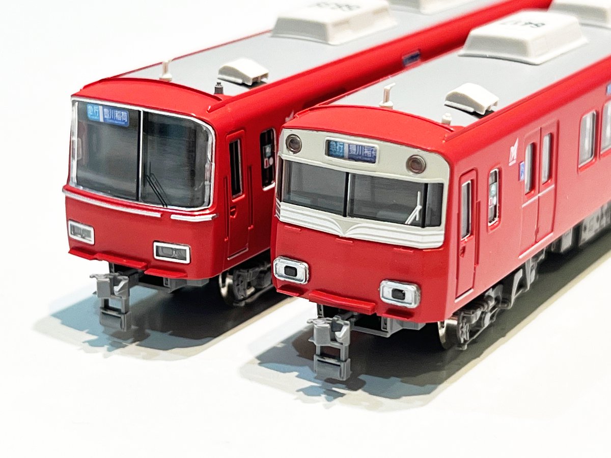 特製完成品売り場に名鉄6800系6次車+6500系5次車6両編成(6839F+6417F