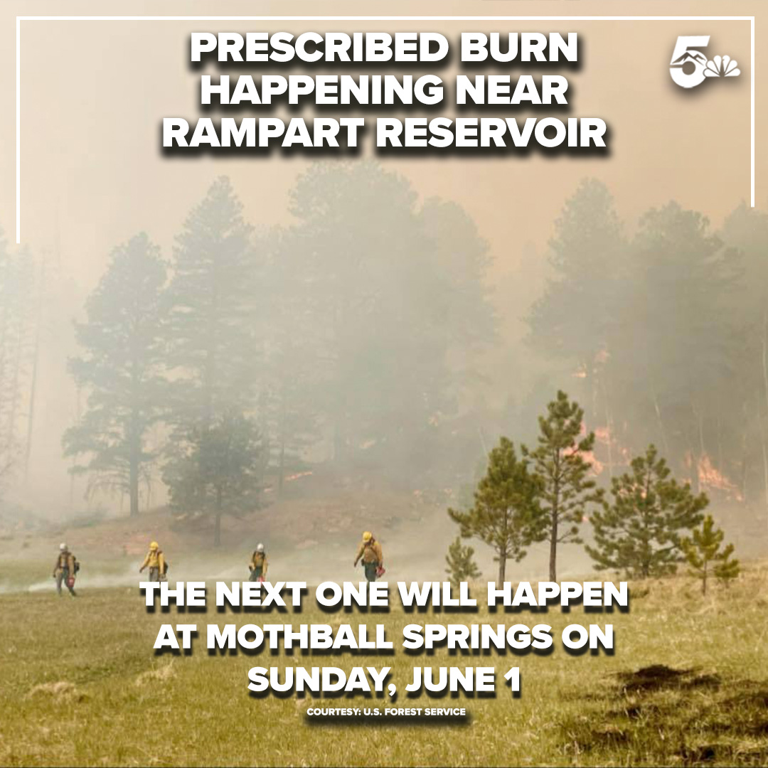 KOAA's tweet image. People in Teller and El Paso Counties may have seen smoke Friday from the Rampart Reservoir area.

The second burn will take place on Sunday, June 1 in El Paso County at Mothball Springs.

More here: tinyurl.com/3t42ttpj 

#prescribedburn #usfs