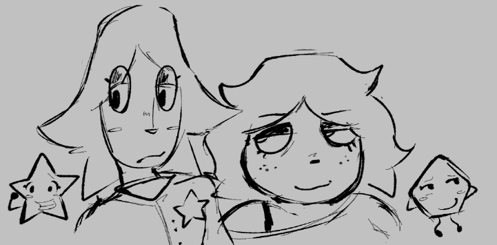 GenericAnimato1's tweet photo. just my objectshow characters and a little yuri 
ive been thinking about  2 objectshow ideas ihave a lot recently #osctwt https://t.co/FilVYnplAW
