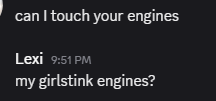 BPDlexi's tweet photo. People be wanting my daemon engines. https://t.co/ohdK66Fz4z