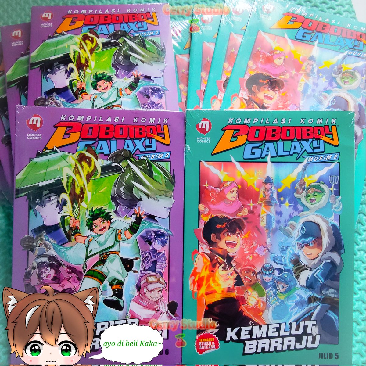 Cerry_ Studio ✨ KOMIK & FANMERCH BOBOIBOY✨ tweet media