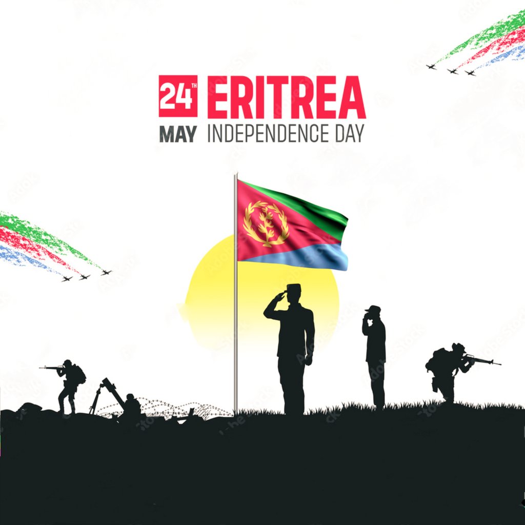"Warmest wishes to the people of Eritrea on their Independence Day! May this special day be filled with joy, celebration, and pride in our nation's history and culture. May Eritrea continue to thrive and prosper, and may its people enjoy peace, prosperity, and happiness."