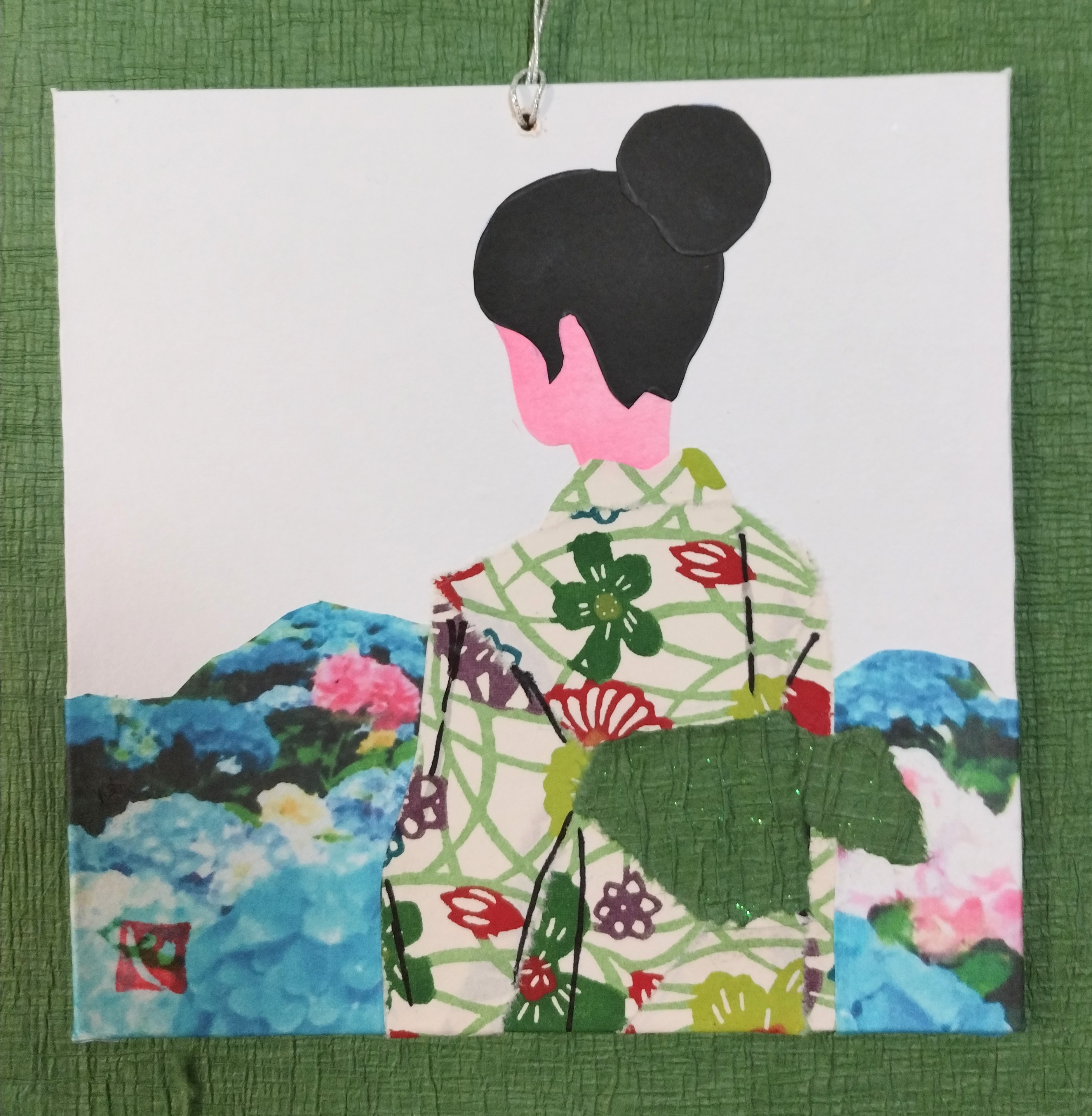 数量限定セール  和紙ちぎり絵作家 X / (@mimizuku84) 佐藤仁 絵画