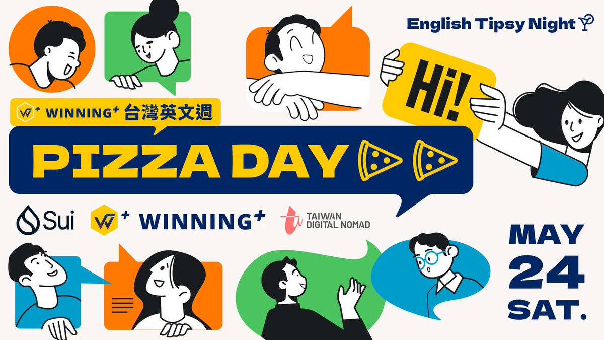 BOBA DAO 🧋 (@bobadao_lfg) on Twitter photo 💧情報-Bitcoin Pizza Day 過了還可以免費吃 Pizza ?!
今天晚上由 <a href="/SuiNetworkCN/">💧Sui Network - 官方中文账号</a> 贊助的超盛大Pizza 活動等你來參加
🎉 英文微醺夜 Tipsy English Night X Pizza Day
這邊報名:accupass.com/event/25051403…
Event Highlights
A lot of PIZZAAAAAA🍕🍕🍕🍕🍕🍕 💧情報-Bitcoin Pizza Day 過了還可以免費吃 Pizza ?!
今天晚上由 <a href="/SuiNetworkCN/">💧Sui Network - 官方中文账号</a> 贊助的超盛大Pizza 活動等你來參加
🎉 英文微醺夜 Tipsy English Night X Pizza Day
這邊報名:accupass.com/event/25051403…
Event Highlights
A lot of PIZZAAAAAA🍕🍕🍕🍕🍕🍕