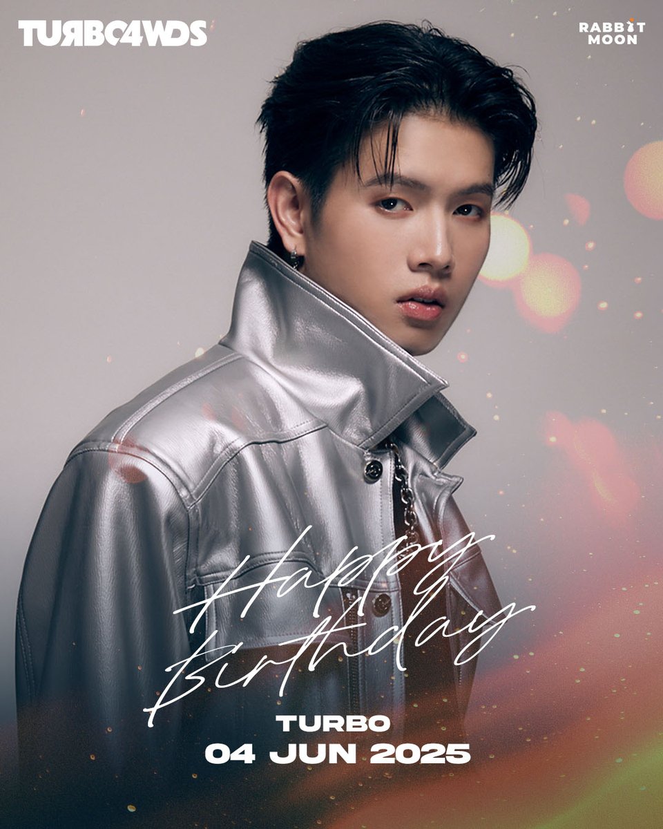 Happy Birthday
TURBO 🎂😎

มีความสุขมาก ๆ เป็นที่รักของทุกคน
สนุกกับชีวิตในทุก ๆ วันเลยนะครับ !

มาอวยพรวันเกิดเทอร์โบด้วยกัน🙌🏻

#Turbotb
#Turbo4Wds
#RABBITMOON