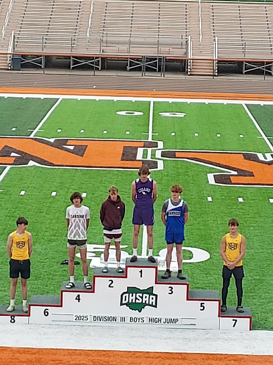 CoachLukeRich's tweet image. Logan Doughty
3x all Ohio 🏈
3x all district 🏀
4 yr CF ⚾
Add District champion high jump to the list!!